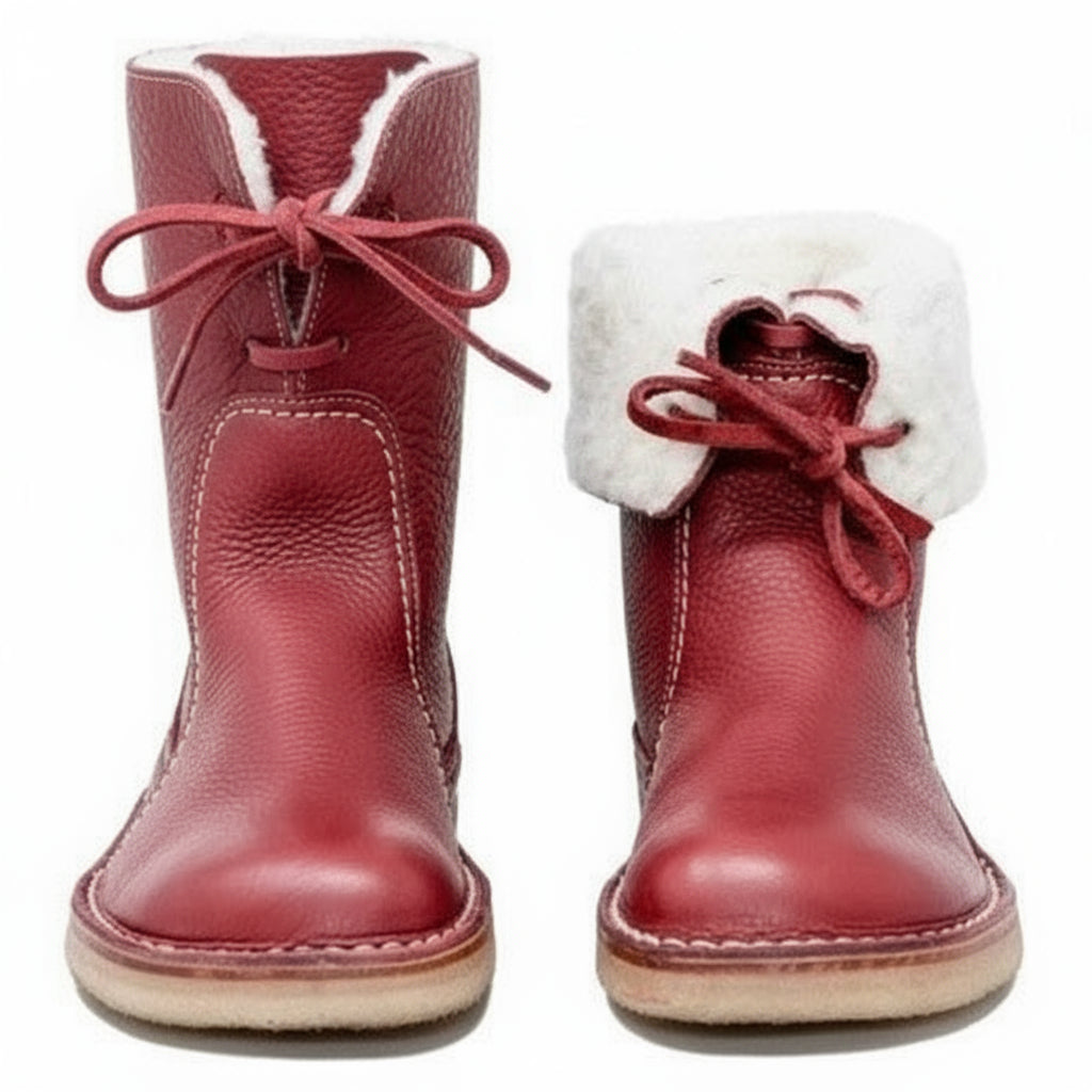 AquaStride | Cozy Elegant Waterproof Wool Lined Boots 3