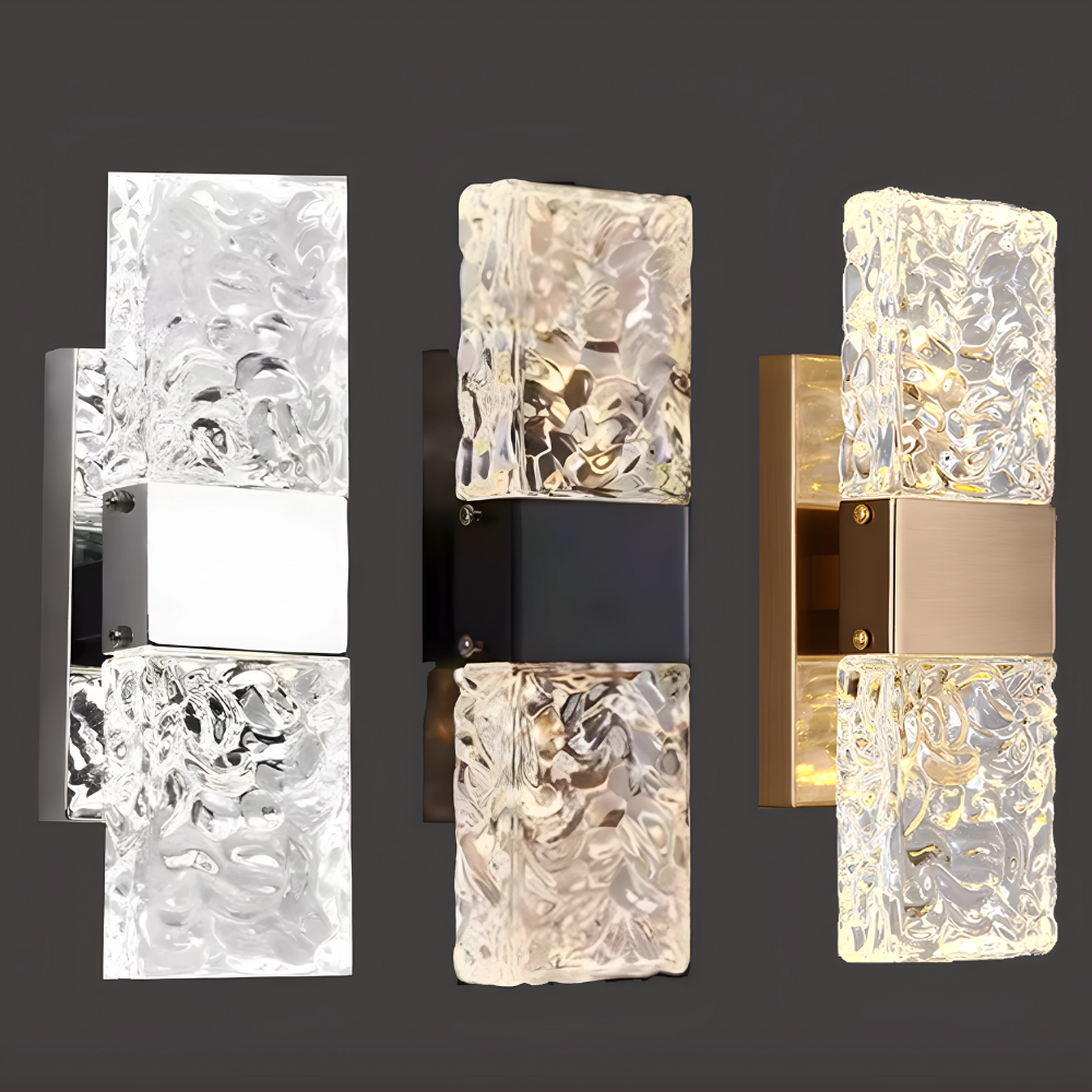 AuraLuxe – Crystal LED Wall Lamp 1