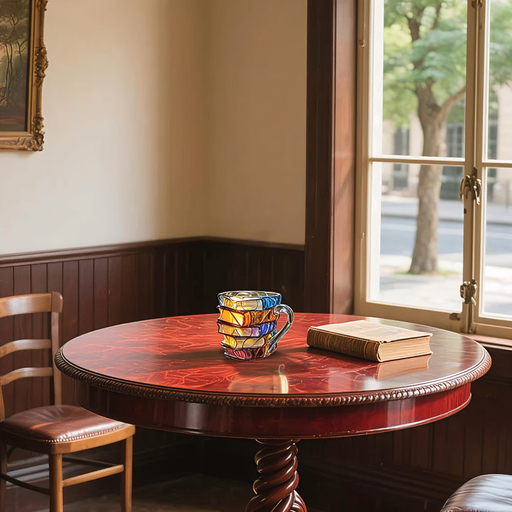 BiblioBrew | Glass Coffee Mug with Book Spine Design for Readers 5