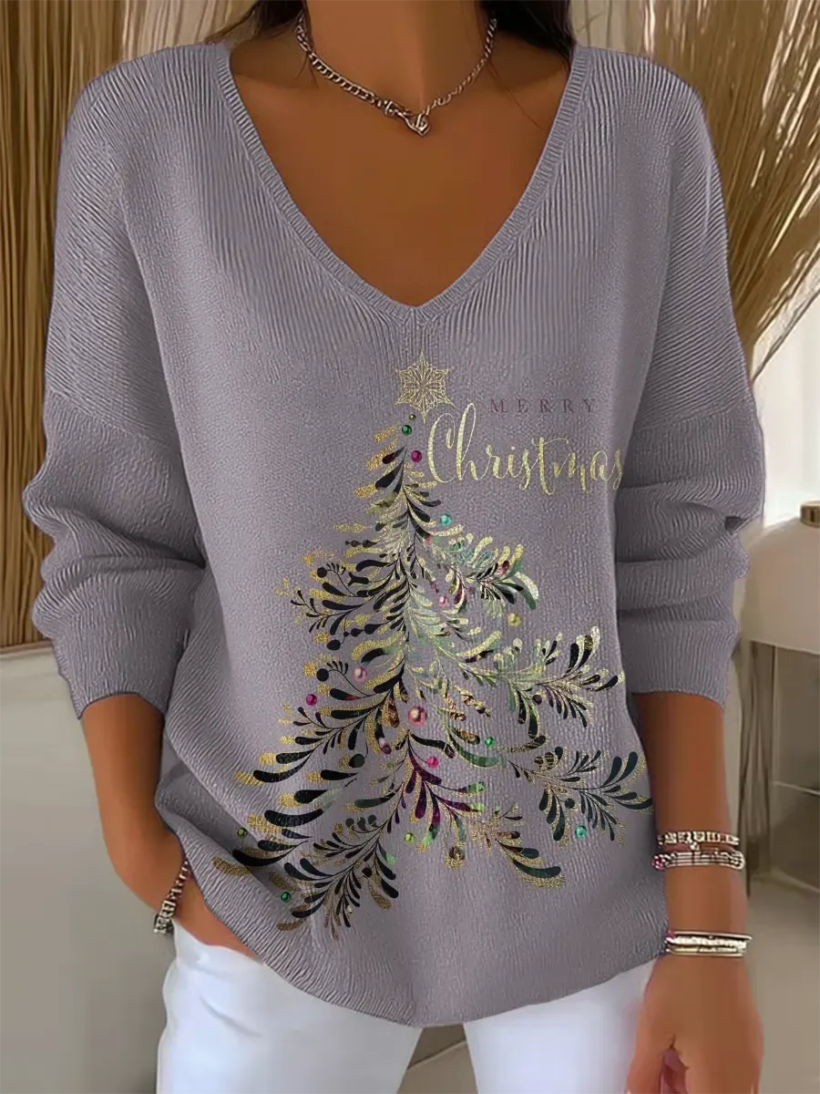CozyKnit | Women's Christmas Sweater with High Collar – Soft Knit Fabric for Ultimate Warmth 0