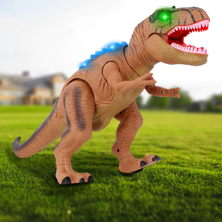 Interactive Remote Control Dinosaur – Walking, Roaring, and Light-Up Dino Toy for Boys and Girls 1