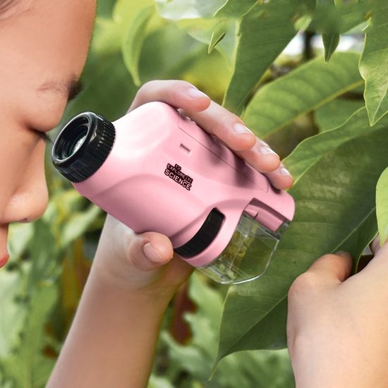 Kids’ Portable Microscope 60x-120x Magnification Educational Toy Durable Child-Friendly 5