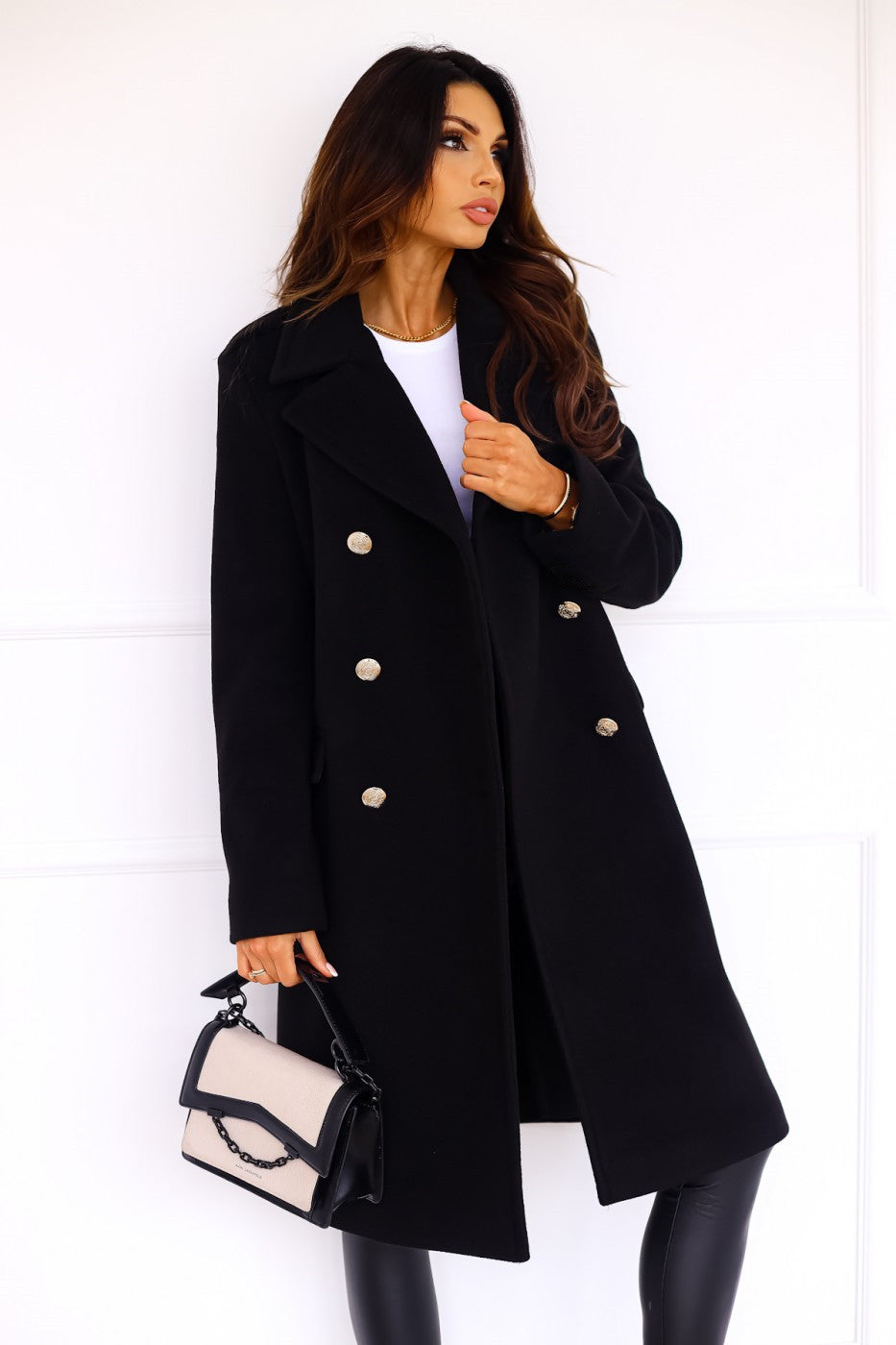 Loretta | Women's Winter Wool Coat – Chic Double-Breasted Trench Design 4
