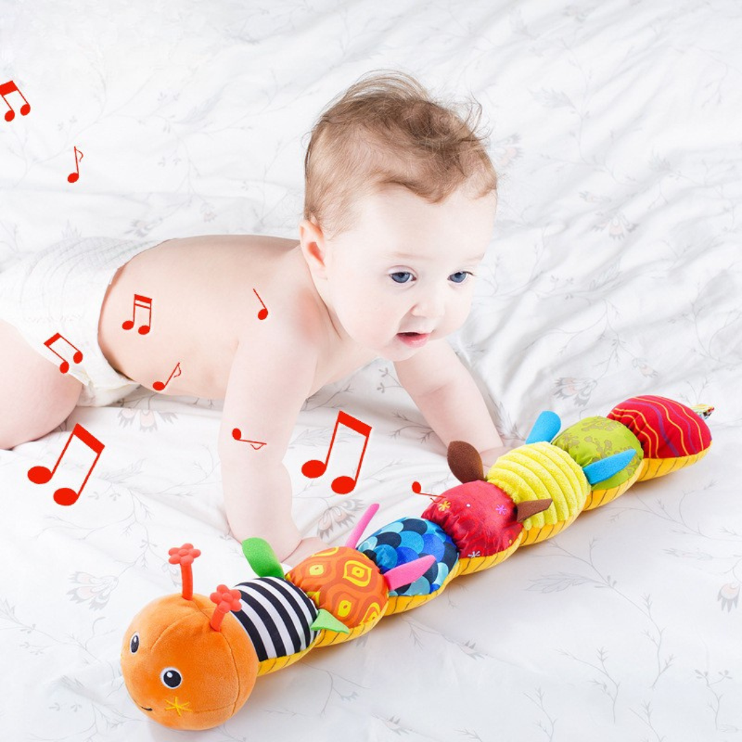 Musical Baby Caterpillar Toy - Interactive Plush for Sensory Development and Motor Skills 6