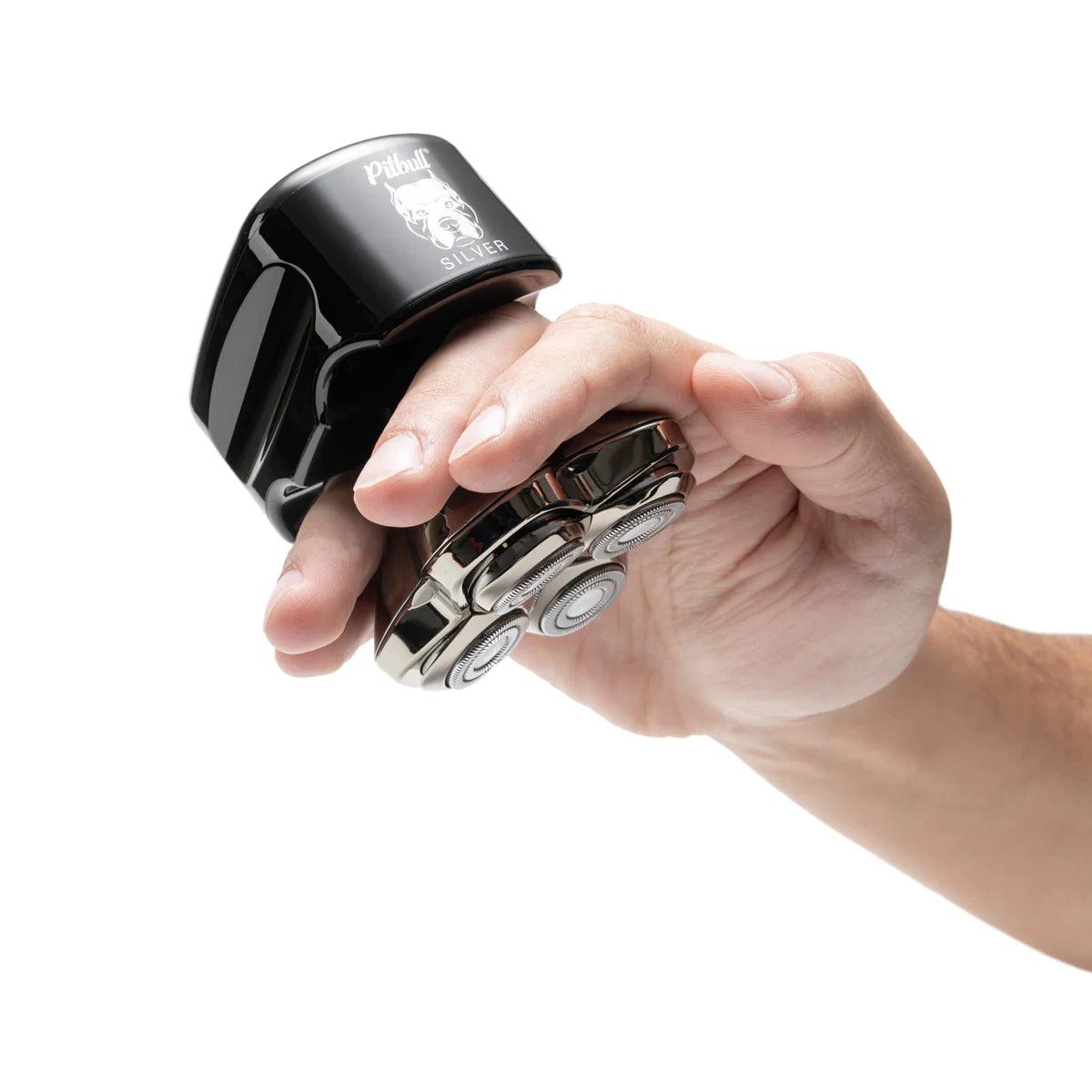 PitbullEdge Razor | Skull Shaver PRO Head & Face Shaver with Ergonomic Palm Grip 7