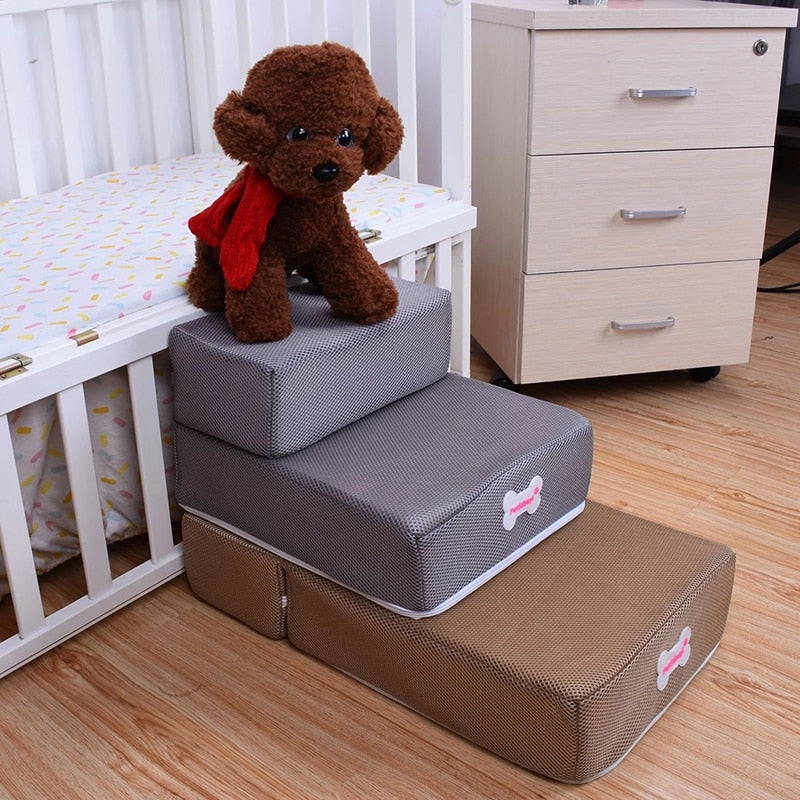 Premium Dog Steps – Non-Slip Pet Stairs for Bed & Sofa, Joint-Friendly Design for Small and Senior Dogs 4