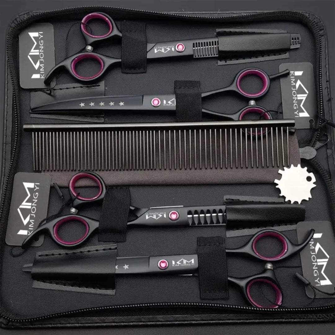 Professional Dog Grooming Scissors Set | Precision Thinning & Trimming Tools for Coat Care 2