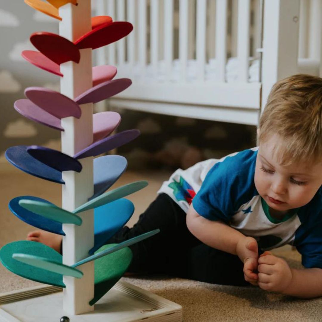 Rainbow Sound Tower for Sensory Play and Interaction 5