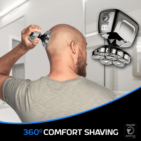ShaverPro Platinum | Men’s Electric Skull Shaver with Multi-Head Flex Blade 3
