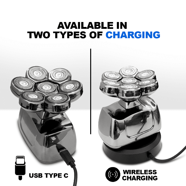 ShaverPro Platinum | Men’s Electric Skull Shaver with Multi-Head Flex Blade 6