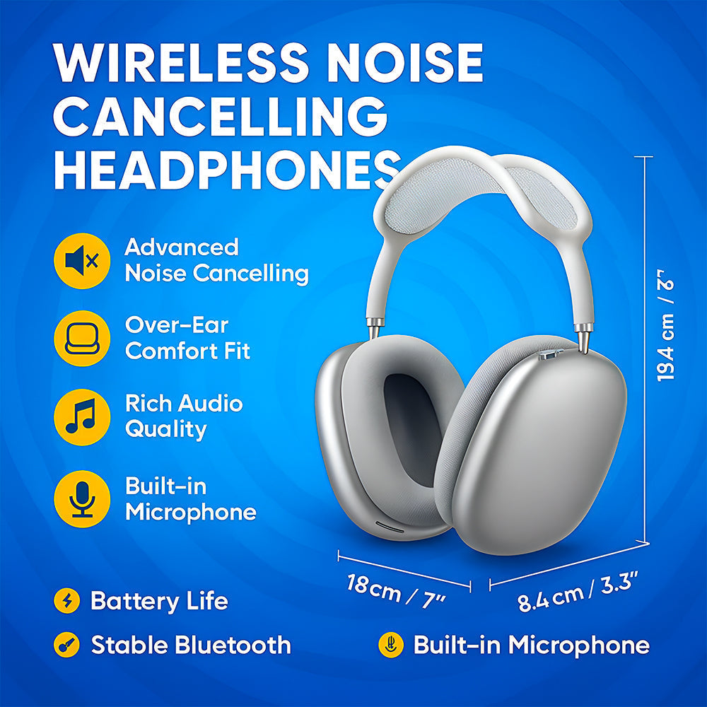 SonoVibe | Wireless Bluetooth Headphones with Active Noise-Canceling Tech 3