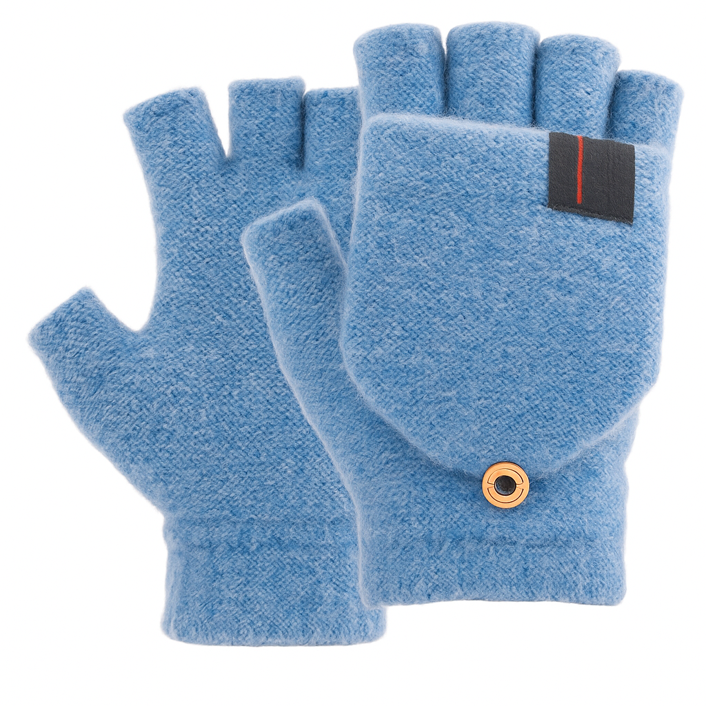 ThermaGrip | Heated Winter Knit Fingerless Gloves for Cold Weather 1