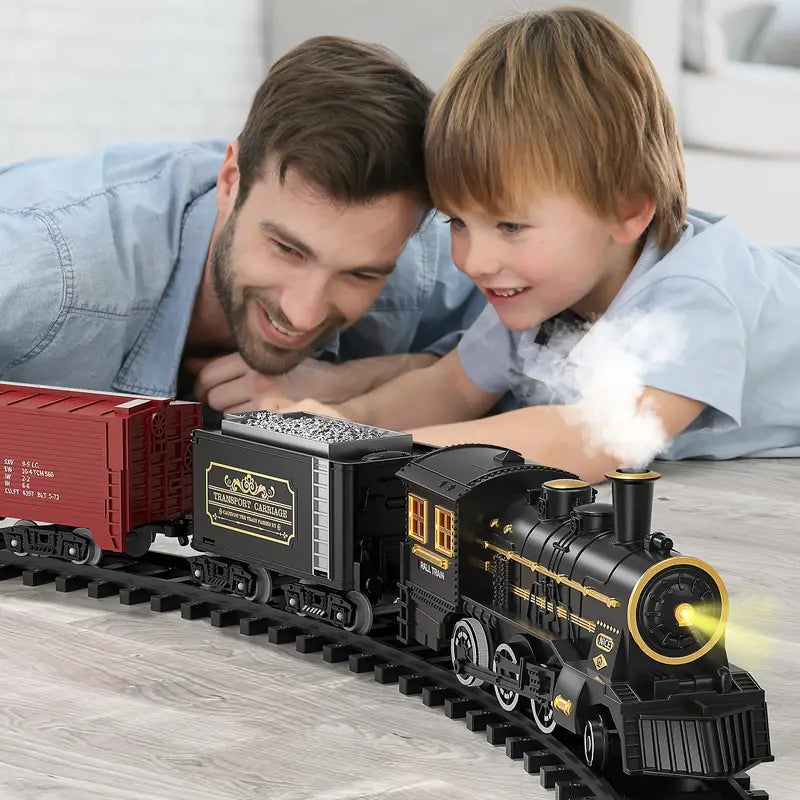 TrackMaster Pro | Electric Battery Train Set for Kids with Interactive Play Features 1