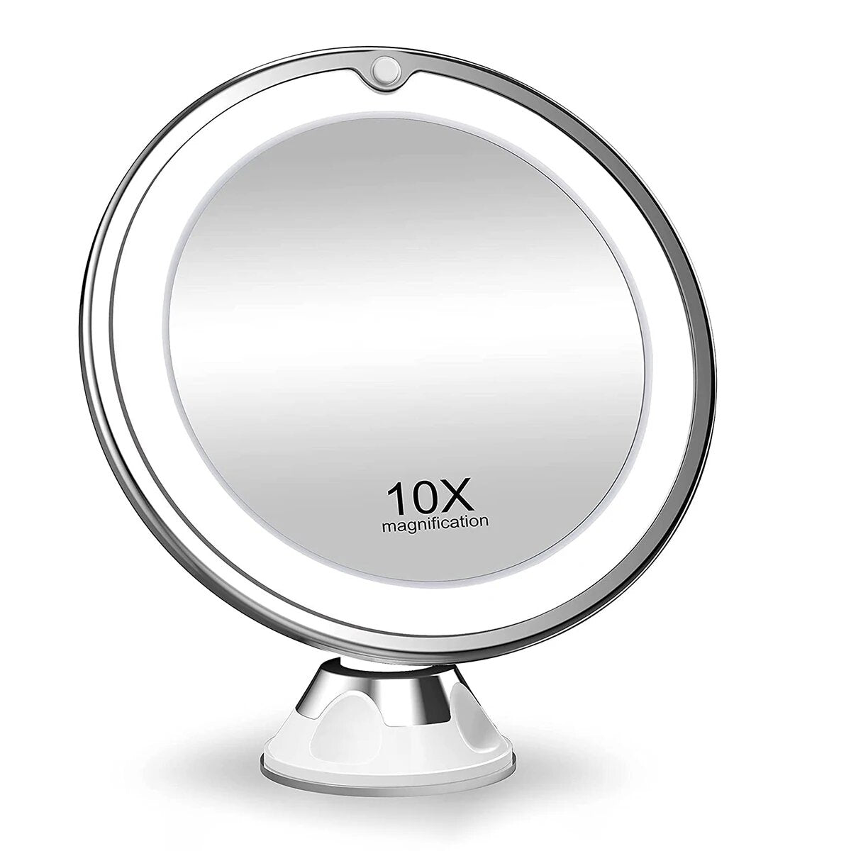 10x Magnifying LED Vanity Mirror 360° Rotation with Lights 1