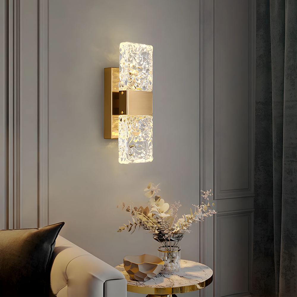 AuraLuxe – Crystal LED Wall Lamp 3