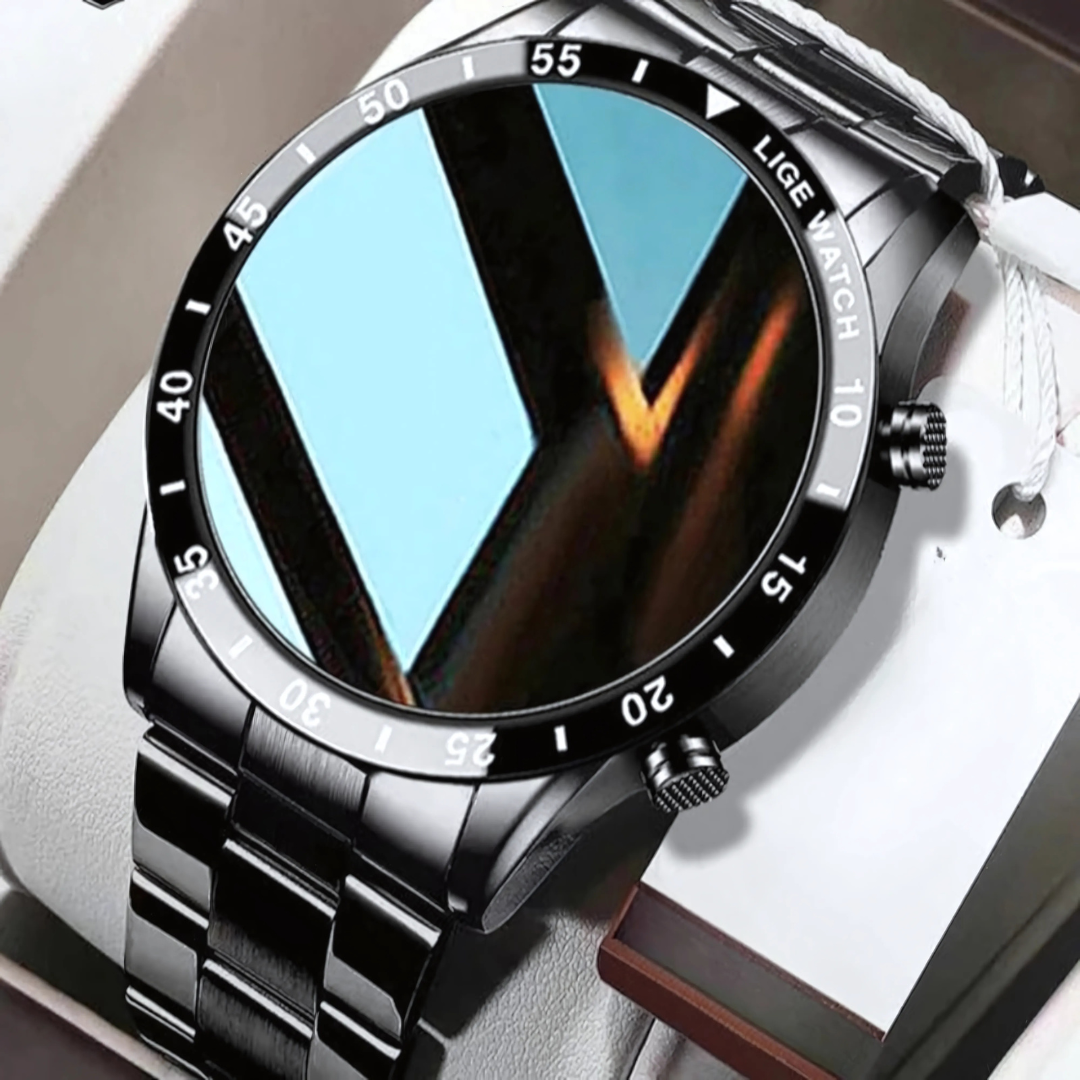 AureaSteel | 4G Smartwatch with AMOLED Display and Multi-Function GPS Features 0