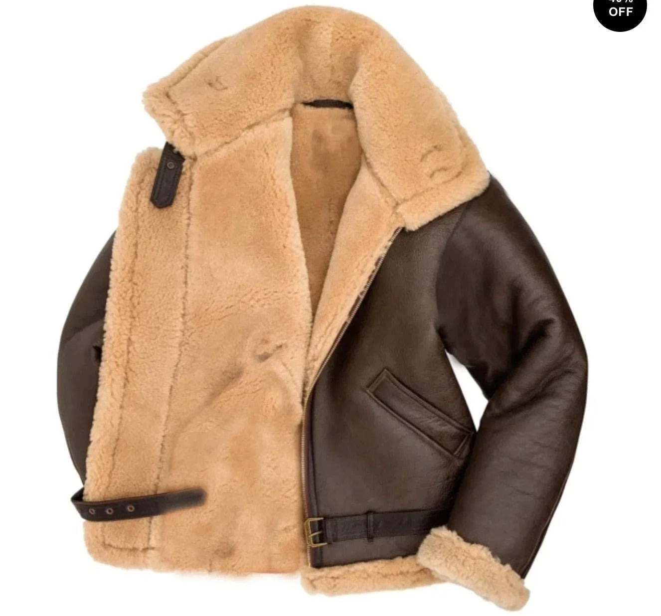 Aurelian | Luxe Shearling Aviator with Vintage Edge 3