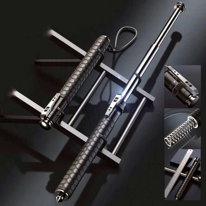 Automatic Self-Defense Walking Stick with Fast-Deploy Mechanism – Ergonomic Anti-Slip Handle 4