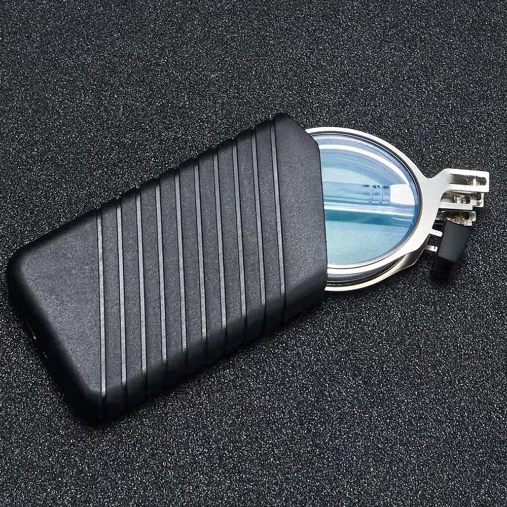 Blue Light Filter Foldable Reading Glasses – Ultralight Pocket-Sized Design with Case 0