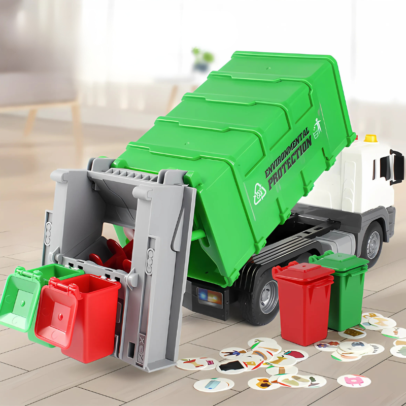 Children’s Educational Toy Garbage Truck Interactive Eco-Friendly for 3-5 Year Olds 1