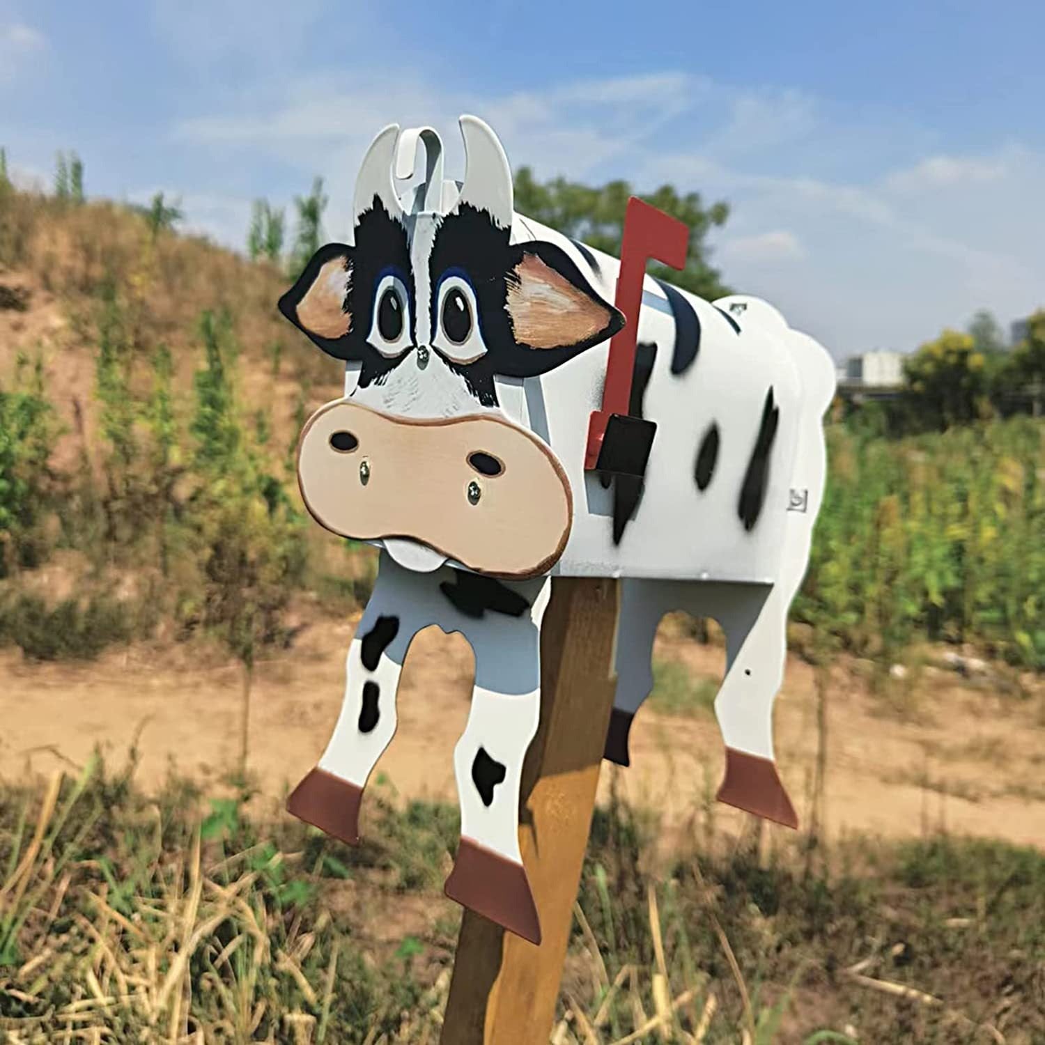 CritterPost – Handcrafted Animal Mailbox in Rustproof Metal for Outdoor Use 0