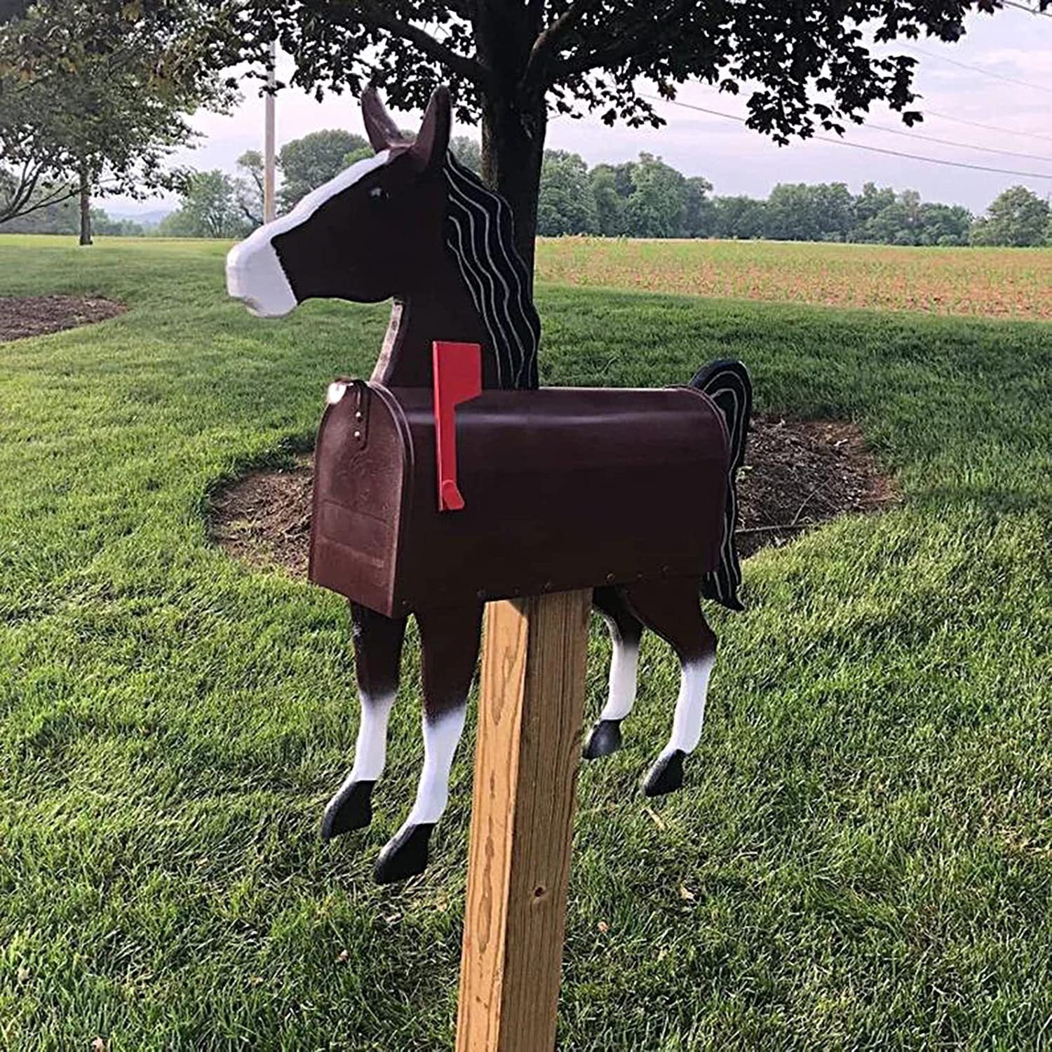 CritterPost – Handcrafted Animal Mailbox in Rustproof Metal for Outdoor Use 2