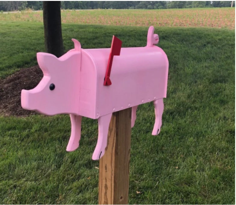 CritterPost – Handcrafted Animal Mailbox in Rustproof Metal for Outdoor Use 4