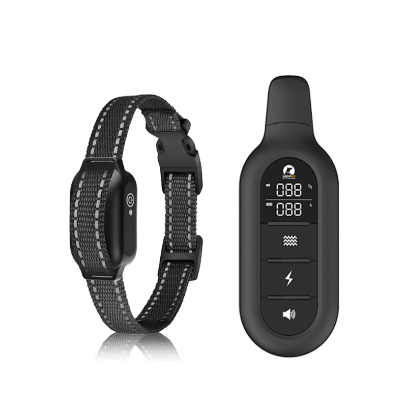 Electric Dog Training Collar with Remote Control, Waterproof, 16 Adjustable Shock Levels, 1000m Range, Beep & Vibration Modes 1