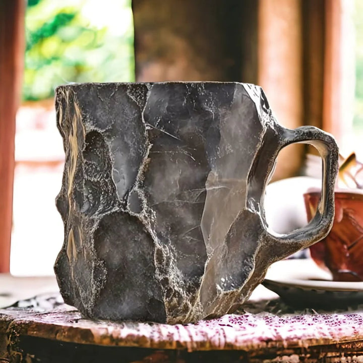 Handcrafted Mineral Crystal Mug – Insulated, Microwave Safe, 350-450 ml, Unique Design 4