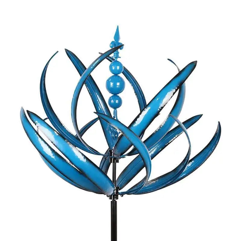 Harlow Wind-Driven Kinetic Art Sculpture - Elegant Metal Garden Spinner 7