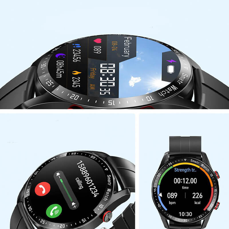Health Monitoring Smartwatch with Blood Glucose Tracking, Waterproof Design, and Large 1.45-Inch HD Screen 3