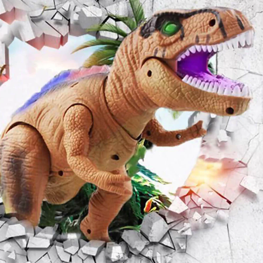 Interactive Remote Control Dinosaur – Walking, Roaring, and Light-Up Dino Toy for Boys and Girls 2
