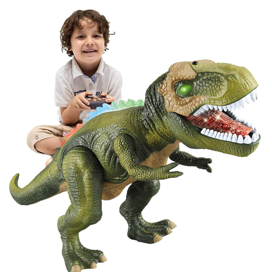 Interactive Remote Control Dinosaur – Walking, Roaring, and Light-Up Dino Toy for Boys and Girls 3