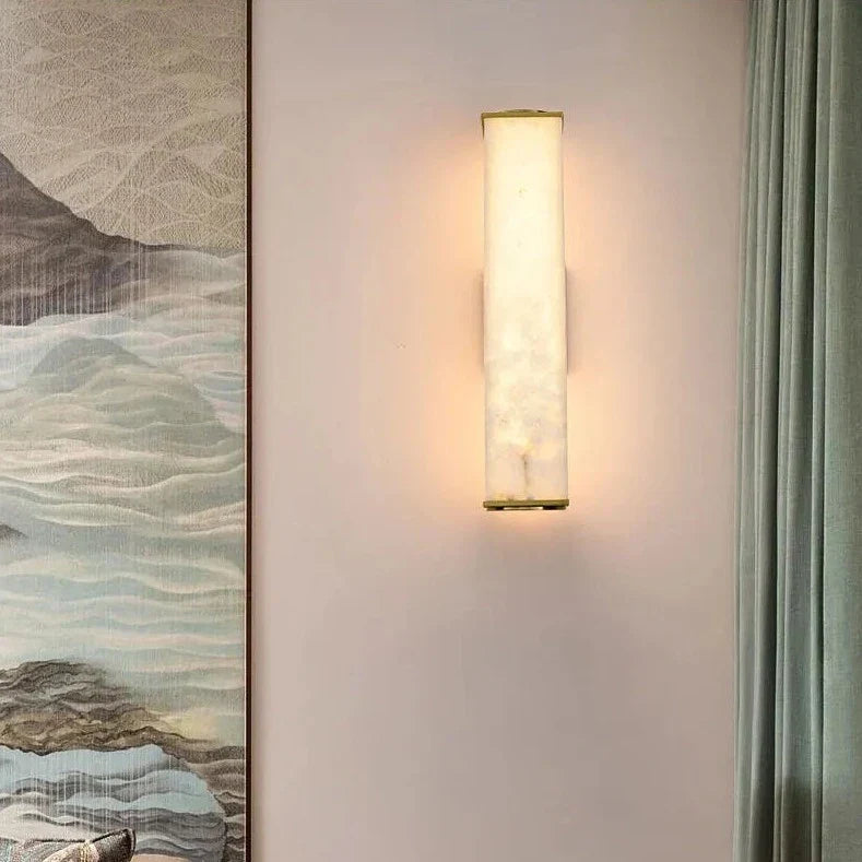 LuxMarble - Refined Stone Wall Light 2