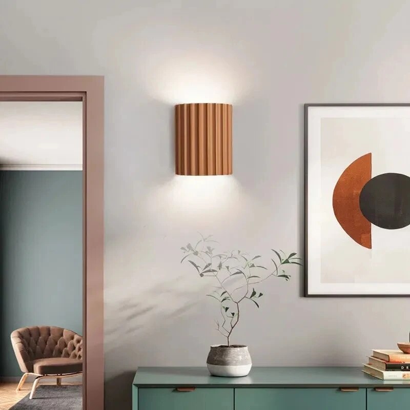 Modern Wall Sconce Light Artistic Resin LED Fixture for Living Room Bedroom 4