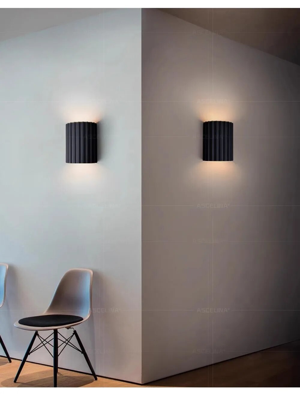 Modern Wall Sconce Light Artistic Resin LED Fixture for Living Room Bedroom 5