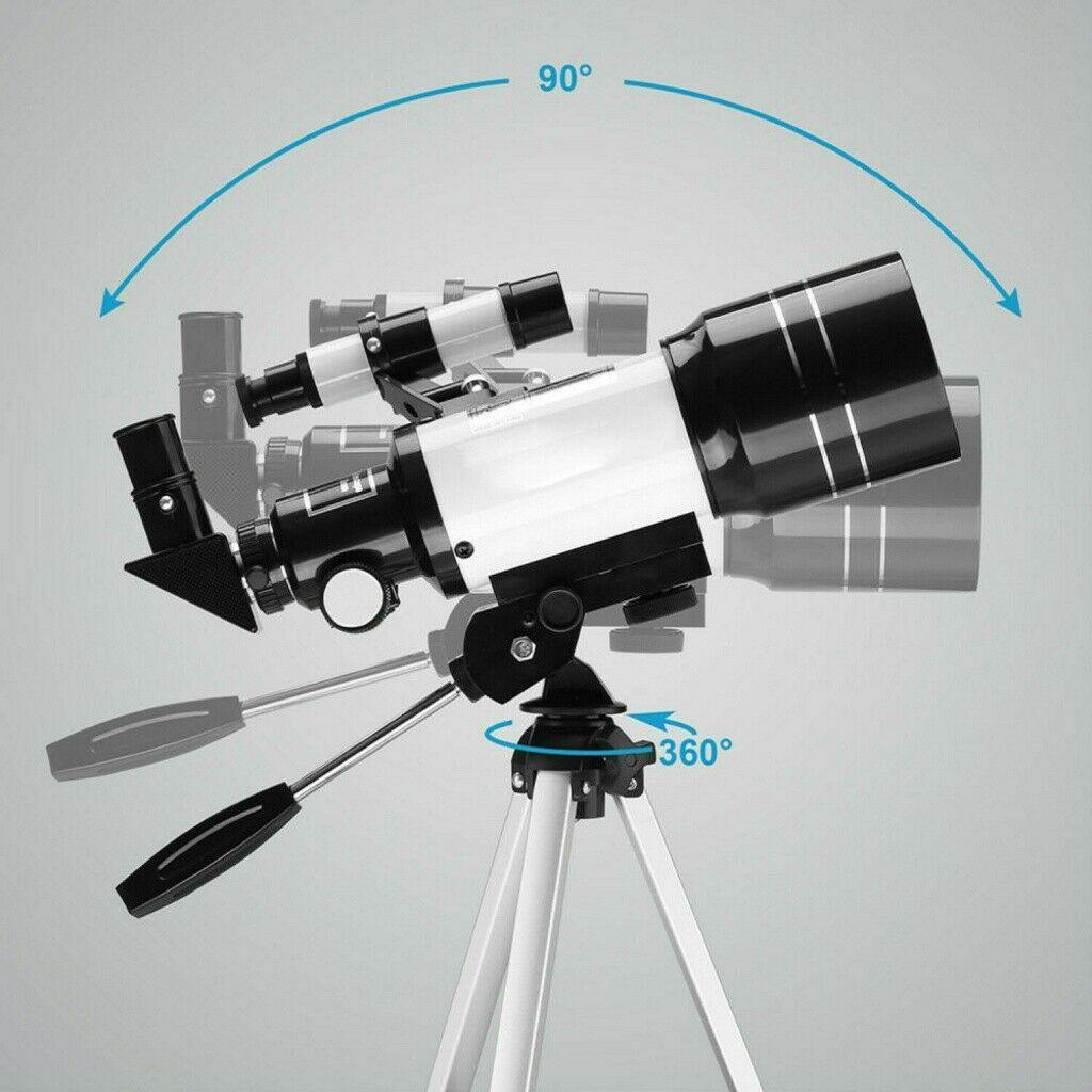 Professional Telescope 300/70mm with Tripod and Phone Mount 5
