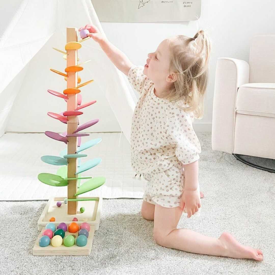 Rainbow Sound Tower for Sensory Play and Interaction 1