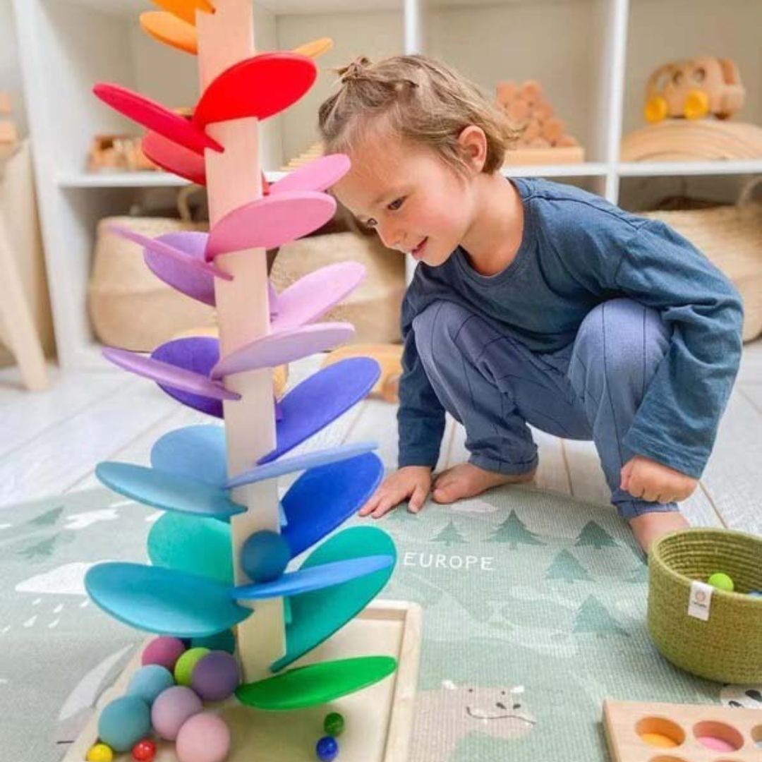 Rainbow Sound Tower for Sensory Play and Interaction 2