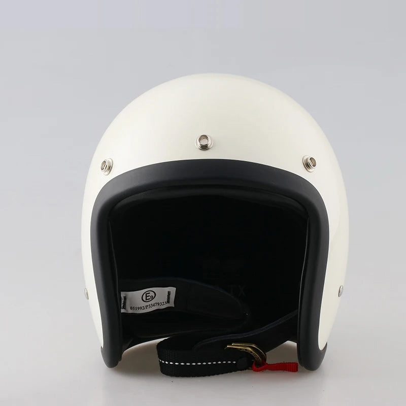 RetroRider - Sleek Low-Profile Motorcycle Helmet (DOT & ECE Certified) 2