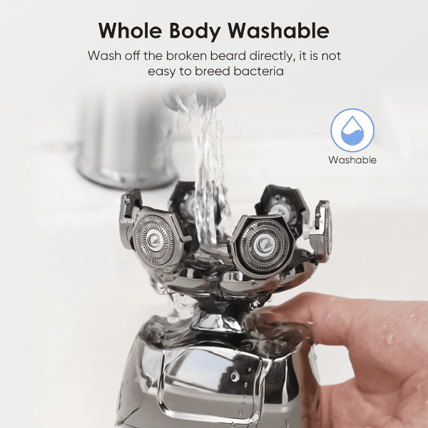 ShaverPro Platinum | Men’s Electric Skull Shaver with Multi-Head Flex Blade 1