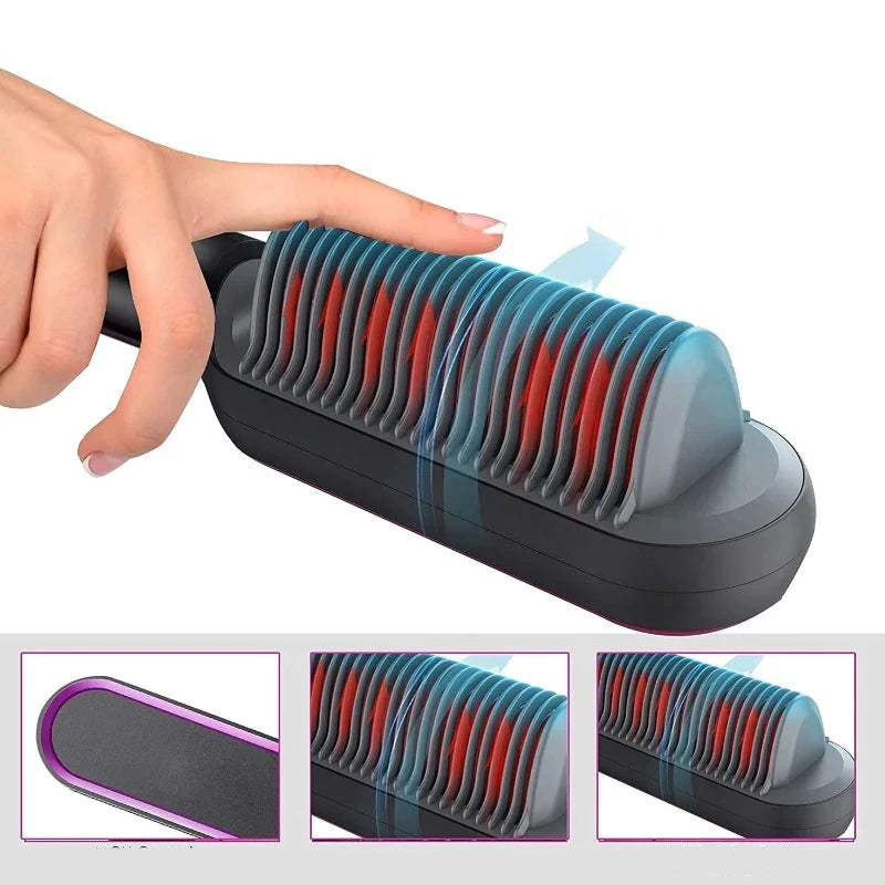 WavePro - 2-in-1 Straightening & Curling Brush 3